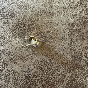 Beautiful petite huggie 14kt solid yellow gold for baby girl or teens